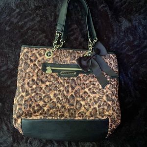 Betsey Johnson Leopard Print Tote